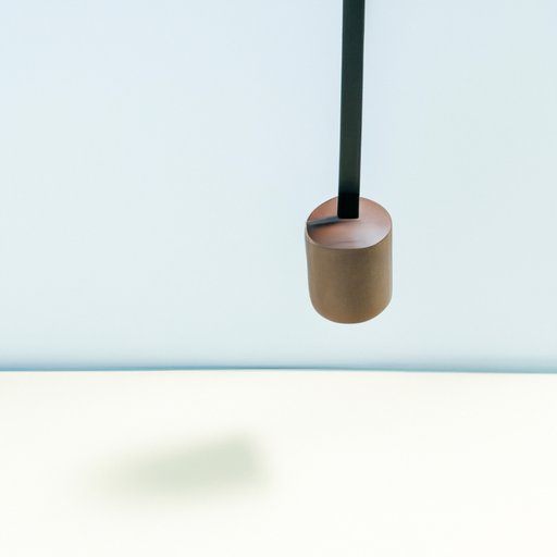  Running a strong magnet along the wall 